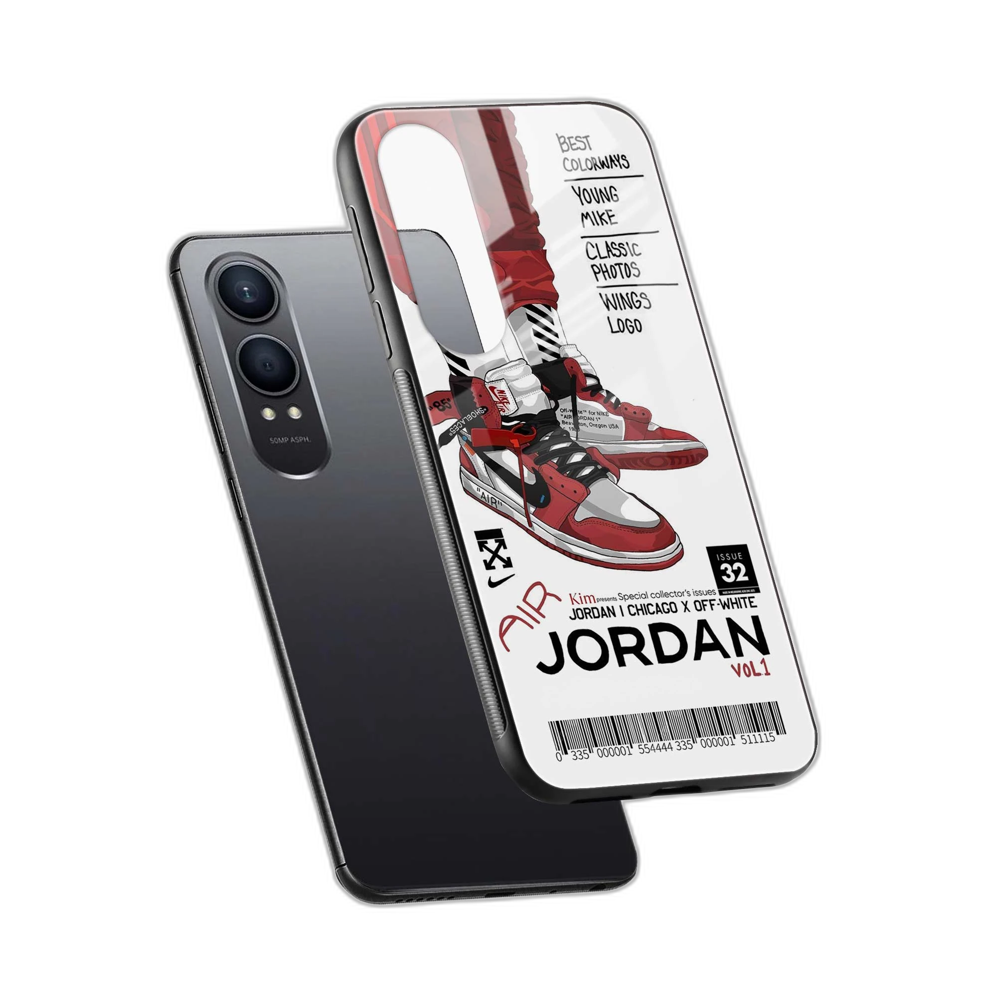 Red Sneakers OnePlus Nord CE 4 Lite Back Cover view 2