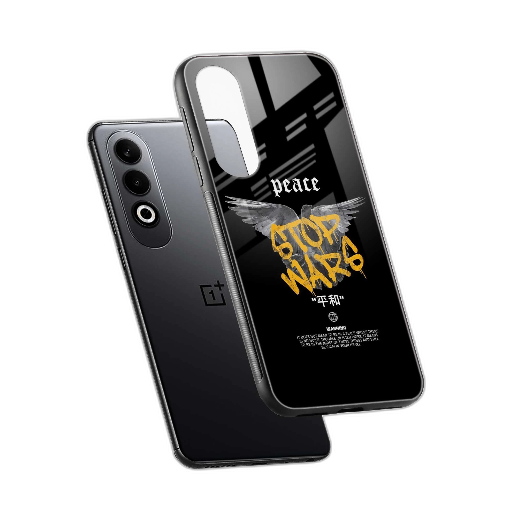 Peace Stop Wars OnePlus Nord CE 4 Back Cover view 2