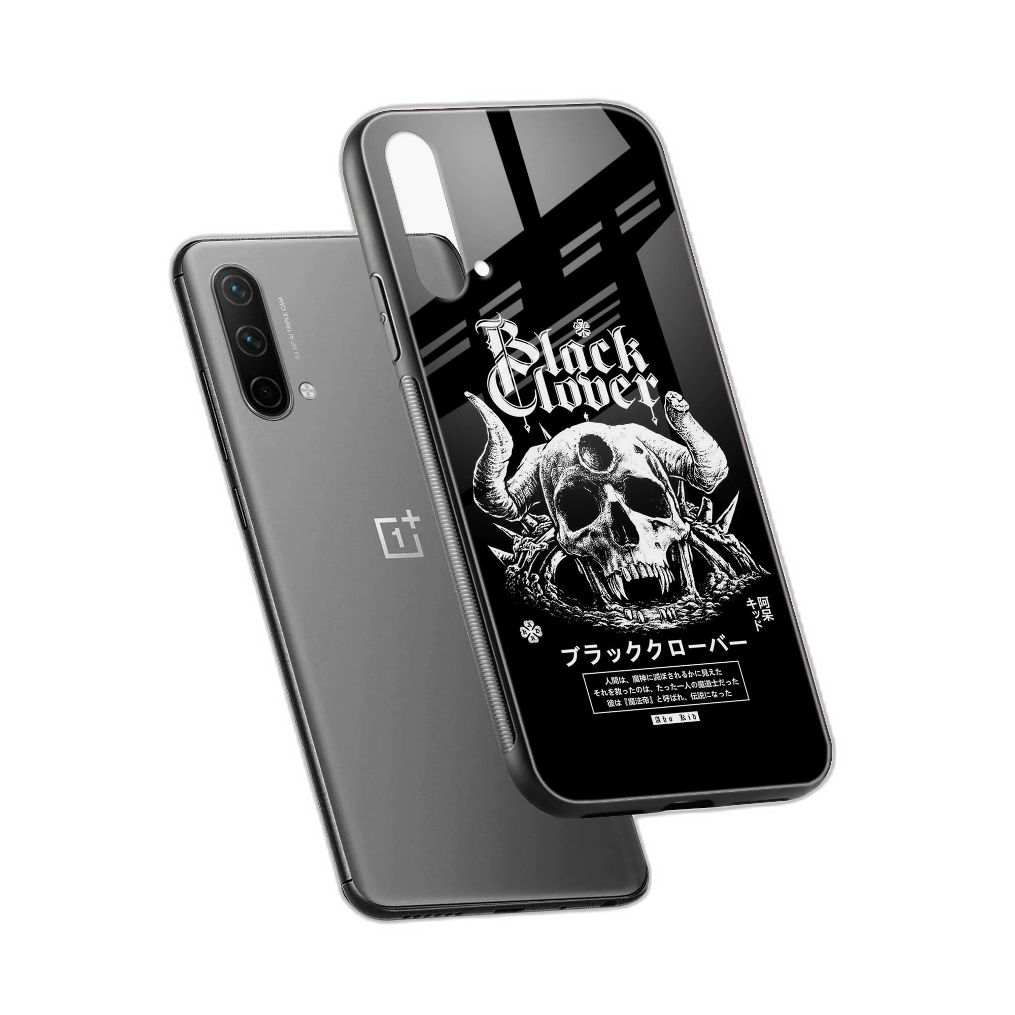 Black Skull OnePlus Nord CE 5G Back Cover view 2