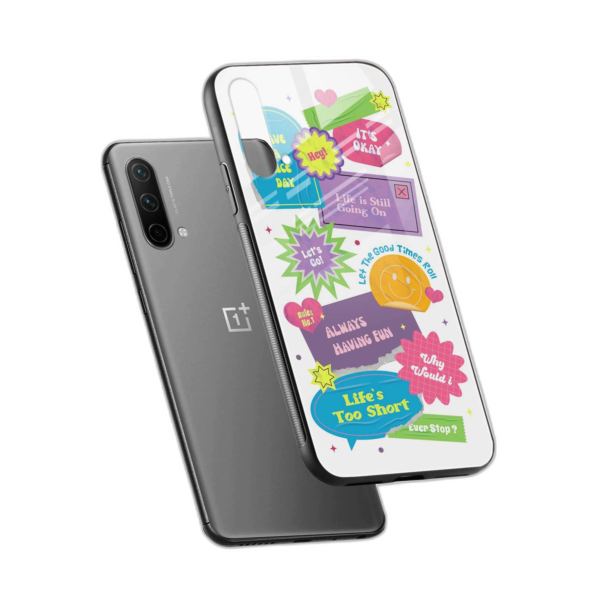 Having Fun OnePlus Nord CE 5G Back Cover view 2