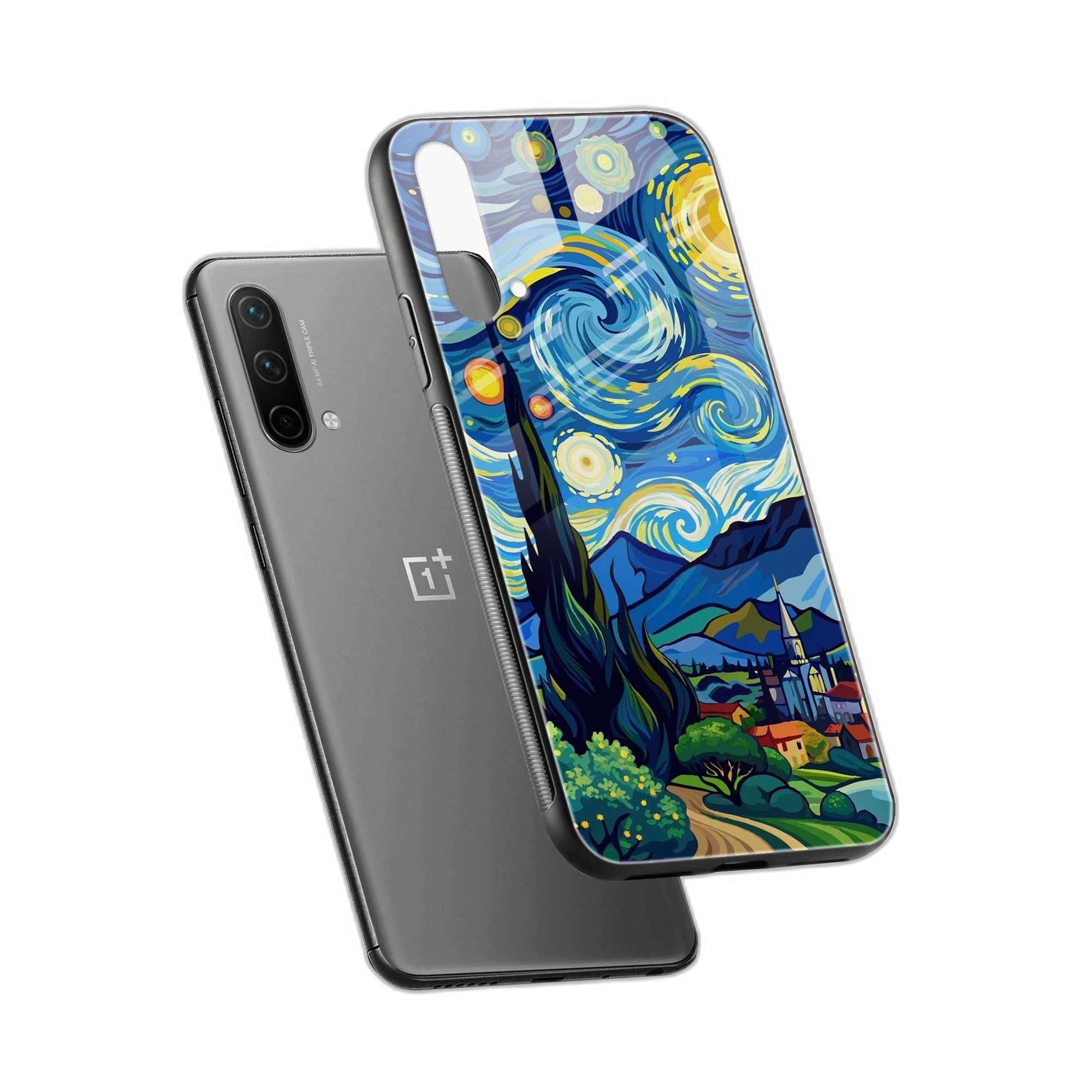 Starry Night OnePlus Nord CE 5G Back Cover view 2