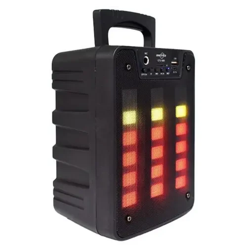 GTS-1869 4 Inch Bluetooth Speaker With 3 LED Light Bars With Mic