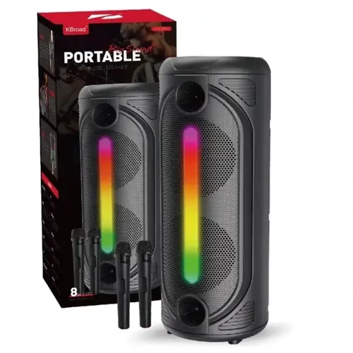 KTS-2086 Portable With Wireless Mic Speaker