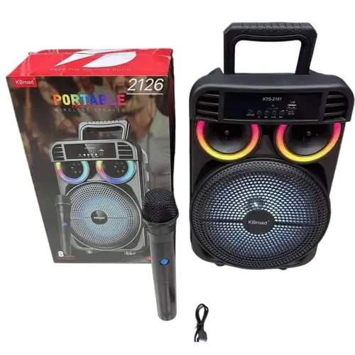 KTS-2161 Portable Bluetooth Speaker with Microphone