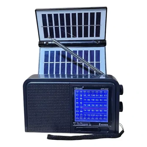 KTS Solar Recargable Bluetooth Radio Speaker KTF 2157