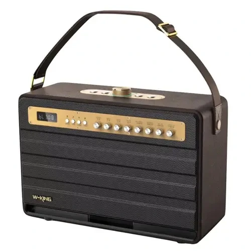 W-KING K6L 120W Large Retro Party Karaoke Wireless Bluetooth Speaker With Mic