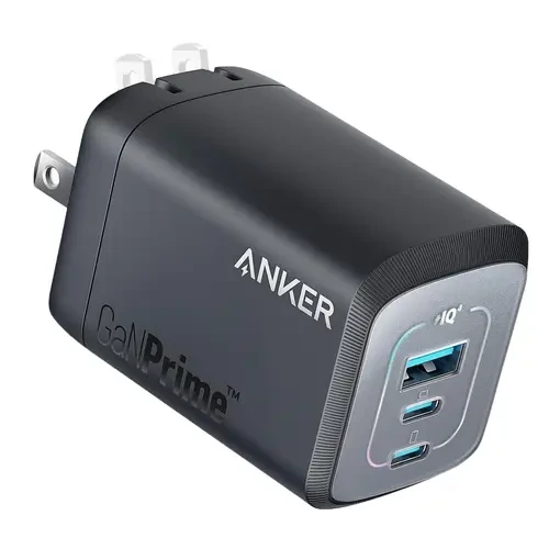Anker Prime 100W USB-C GaN Charger 3-Ports 2 Pin US (A2688141)