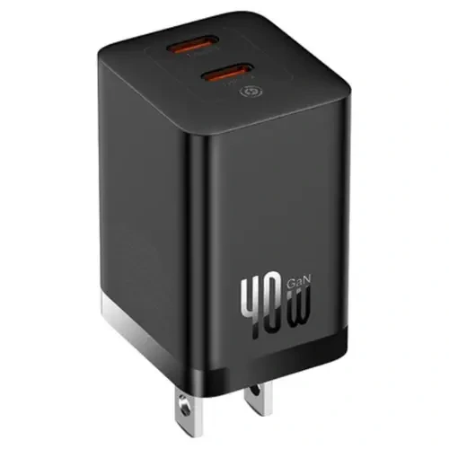 Baseus GaN5 Pro 40W Dual-Port USB-C Fast Charging Adapter