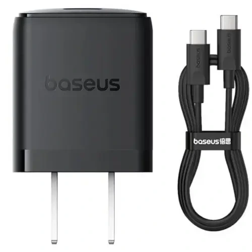 Baseus Palm 30W 1C Fast Charging Adapter With Type-C To Type-C Cable