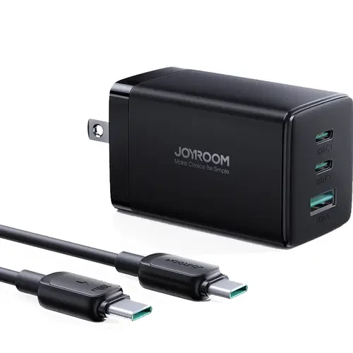 Joyroom GaN Ultra TC-G01 65W 2C1A Fast Charger+100W C to C Cable 1.2m
