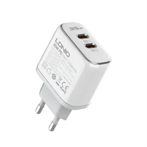LDNIO A2528C Dual USB-C 35W Fast Charger