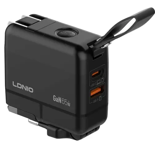 Ldnio Q2618 65W GaN Super Fast Charging Dual Port Power Adapter