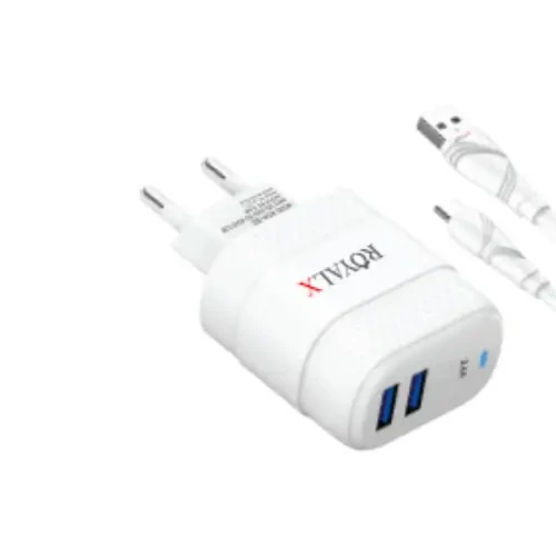 RoyalX RCH-80 3.4A Type-C And Lightning Charger