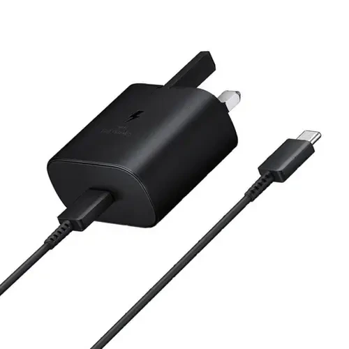 Samsung 3 Pin 25W Travel Adapter With USB-C To USB-C Cable