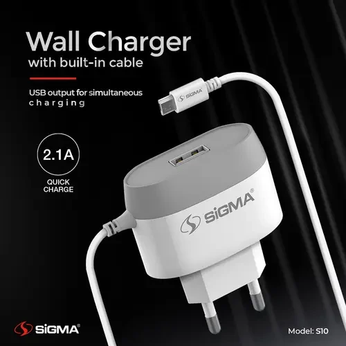 SiGMA Micro USB Wall – S10