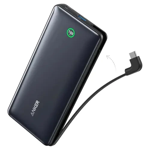 Anker Nano Power Bank 20000mAh 30W Built-In USB-C Cable (A1387H11)