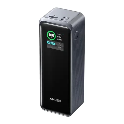 Anker Prime 27650mAh Powerbank 250w with 2ft USB-C to USB-C Charging Cable