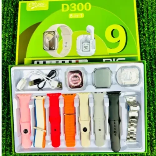 D300 8in1 Smart Watch with Air 31 Airpods
