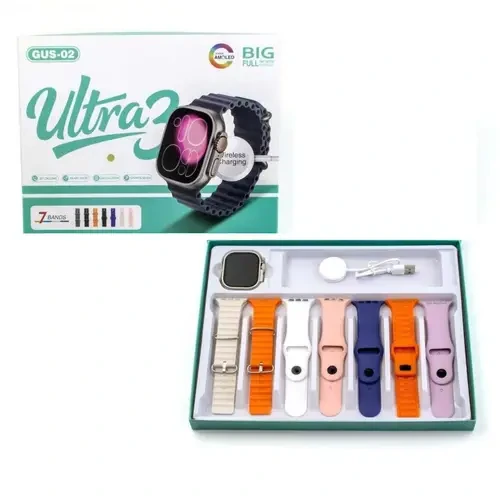 Gus-02 Ultra 3 7+1 Smart Watch