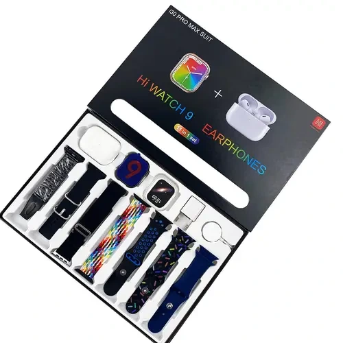 I30 Pro max Suit Smart Watch with Earbuds