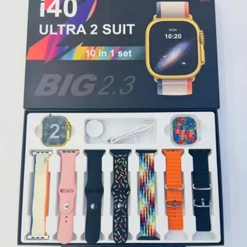 i40 Ultra2 Suit 7 Sets Colorful Straps Smart Watch