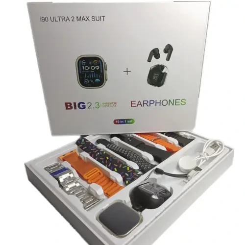 i90 Ultra 2 MAX SUIT 10 in 1 Smart Watch