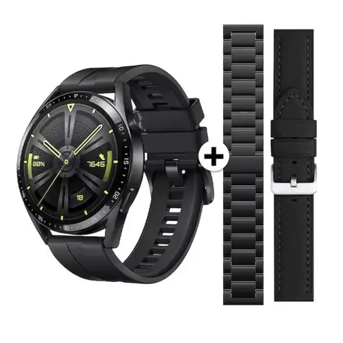 Kalobee SK37 Screen Smart Watch With 3 Straps