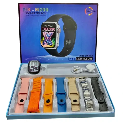 MK-M200 7in1 Smart Watch 2025 Edition