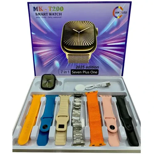 MK-T200 7in1 Smart Watch 2025 Edition