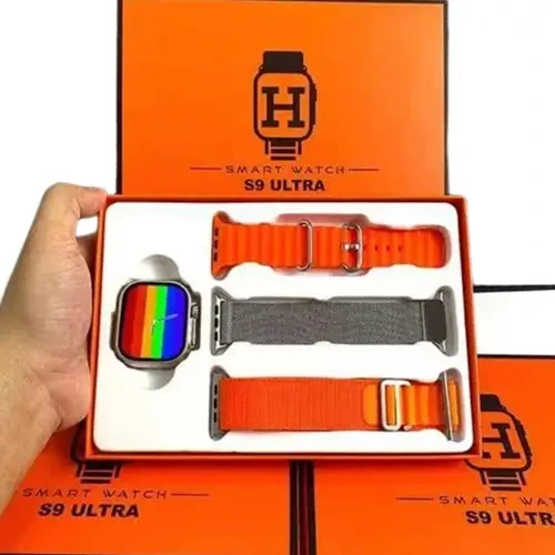 S9 Ultra Smart Watch 3 Straps
