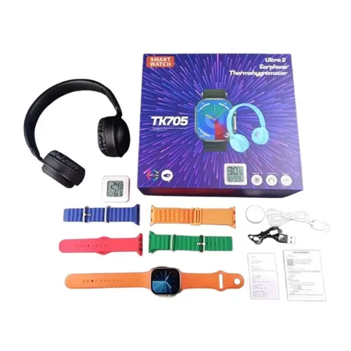 Tk705 Ultra Smart Watch With Headphone