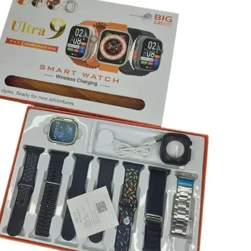Ultra 9 Watch 7 in 1 strap smart watch