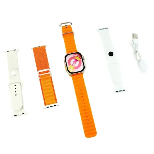 V2 Ultra Smart Watch with 4 Straps
