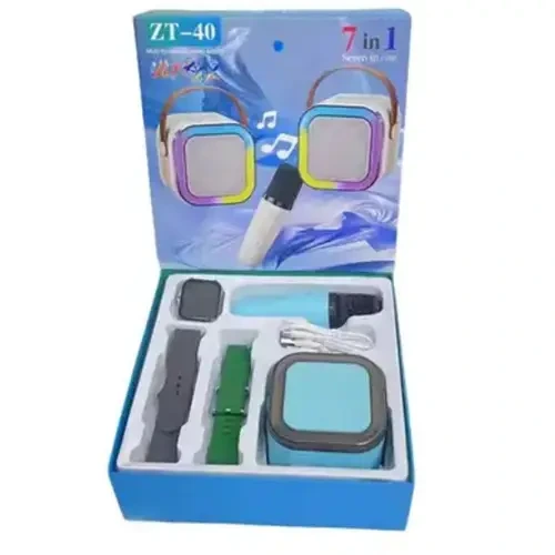 ZT-40 7 in 1 Smart Watch With Speaker Mic