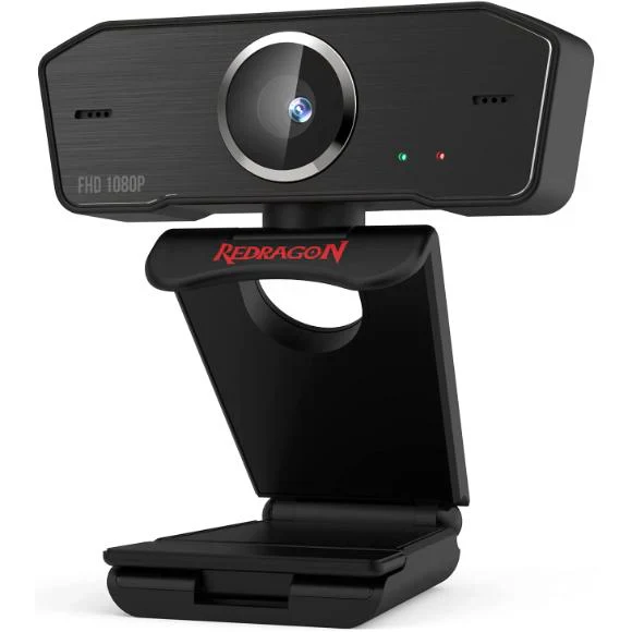 Redragon GW800 1080P Webcam with Dual Microphone and 360° Rotation
