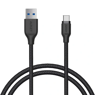 Aukey Braided Nylon Usb 3.0 Usb-A to UsbC Cable 1.2m – CB-AC1