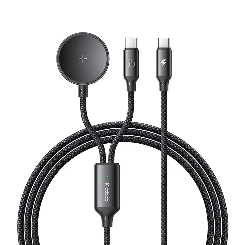 Mcdodo 2-in-1 Type C Cable with Samsung Watch Charger 1.2m – CA-4210