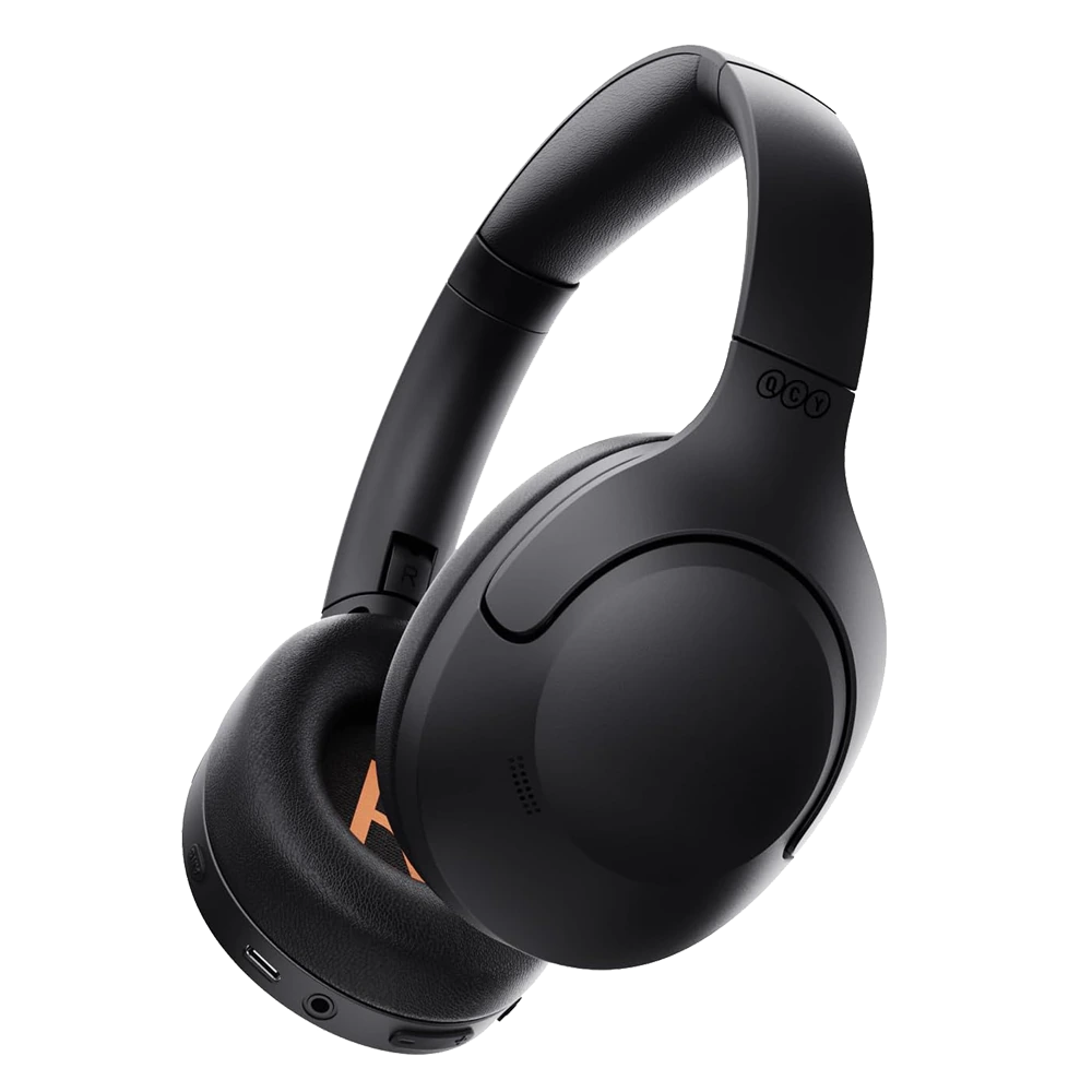 QCY H3 Lite Wireless Headphone Active Noise Cancelation With Bluetooth 5.3 & Upto 60 Hours Play time
