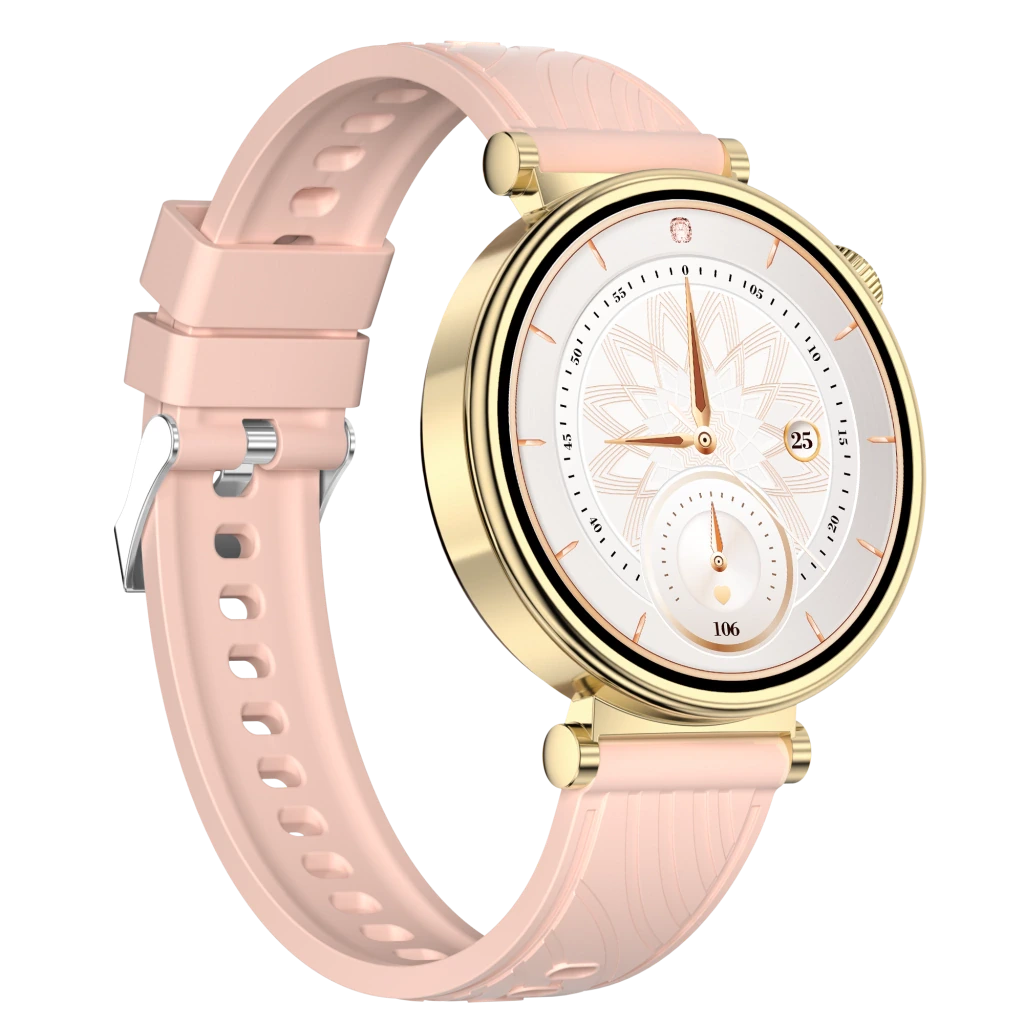 Aurafit ELLA 2 AM23 AMOLED Lady Smartwatch with Dual Strap
