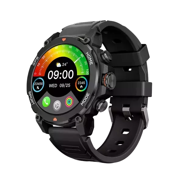 Aurafit Trek1 G6 GPS Smartwatch with AMOLED Display with Dual Strap