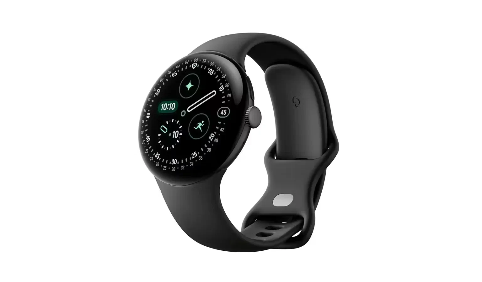 Google Pixel Watch 4 Wifi 45mm Obisdian Band with Matte Black Case