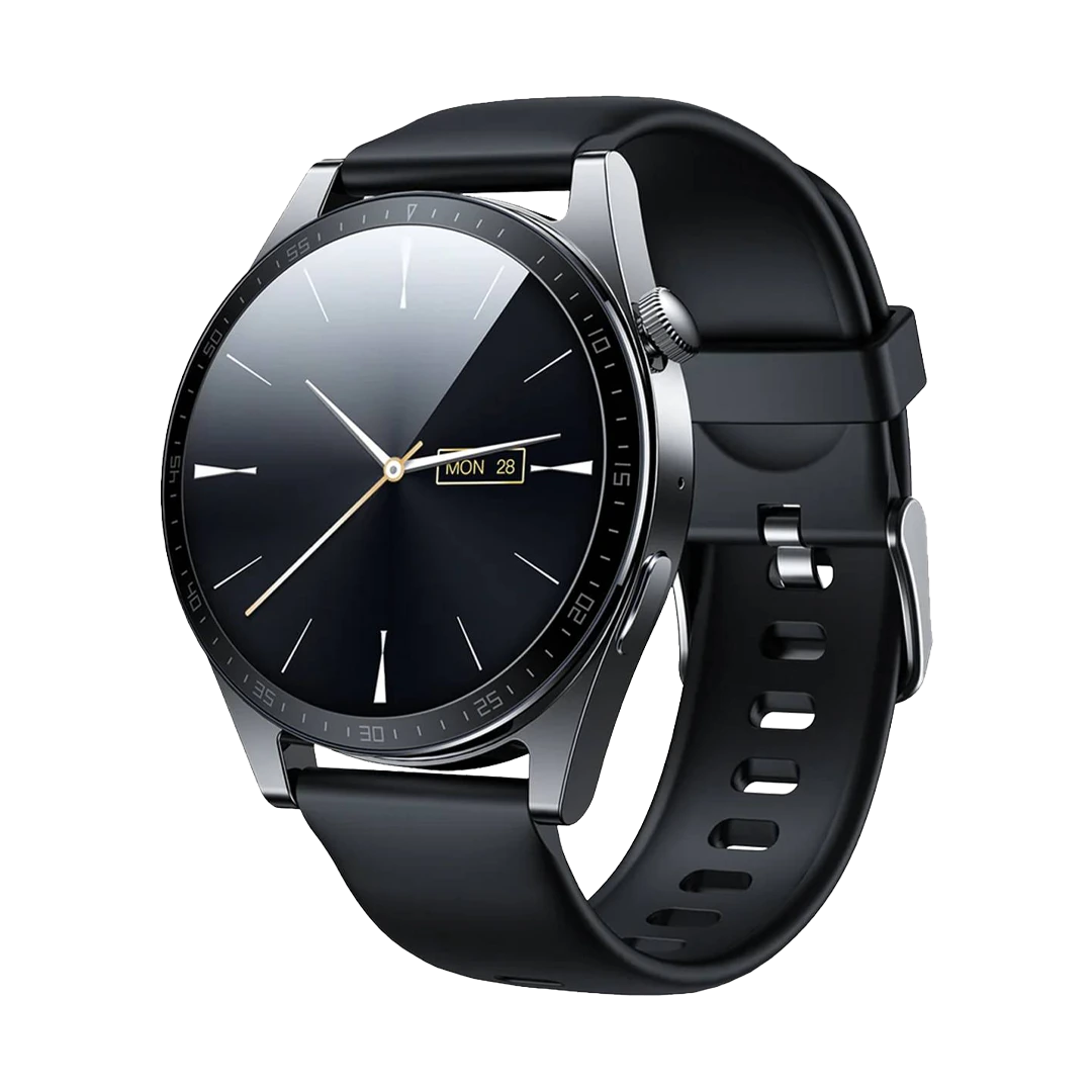 Joyroom JR-FC2 Classic Series Smart Watch (Make/Answer Call) Black – 6 Months Warranty