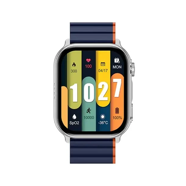 Kieslect Ks Pro Smartwatch with 2.01” AMOLED Display Bluetooth Calling & Dual Straps