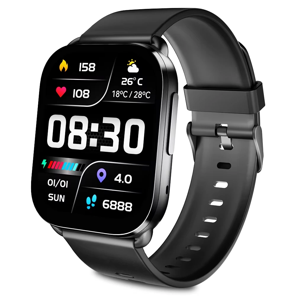 QCY GS Bluetooth Calling SmartWatch With 2.02 Display & Upto 10 Days Battery Life