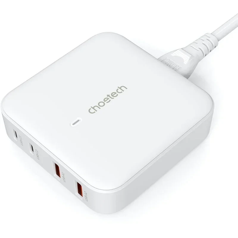 Choetech 100W GAN 4 Ports Desktop Charger PD8008 – White