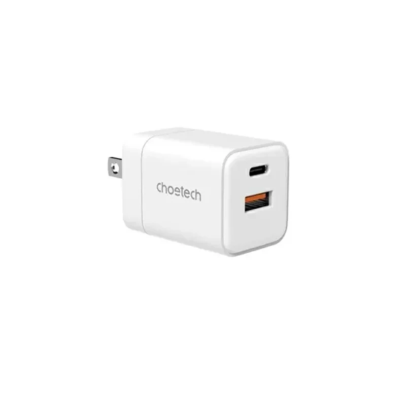 Choetech PD5012 30W GAN Dual Ports USB-C & USB-A Wall Charger
