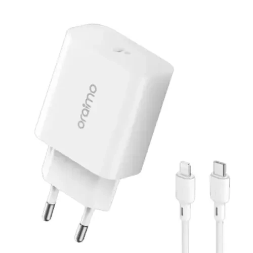 Oraimo PowerCube 20W Fast Charger With Type-C To Lightning Cable – OCW-E106S+CL55