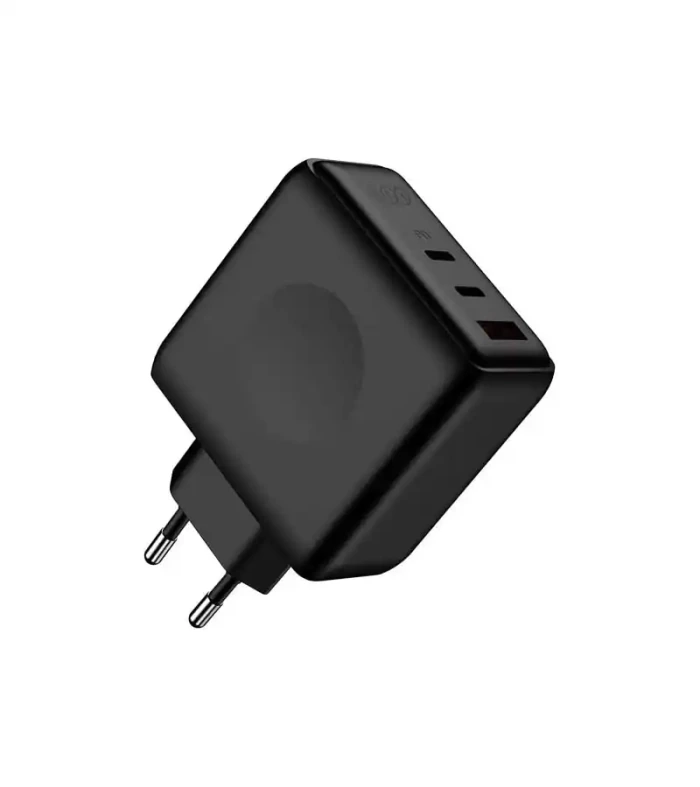 Qcy GN203 65W Dual-Port GaN Charger – Black