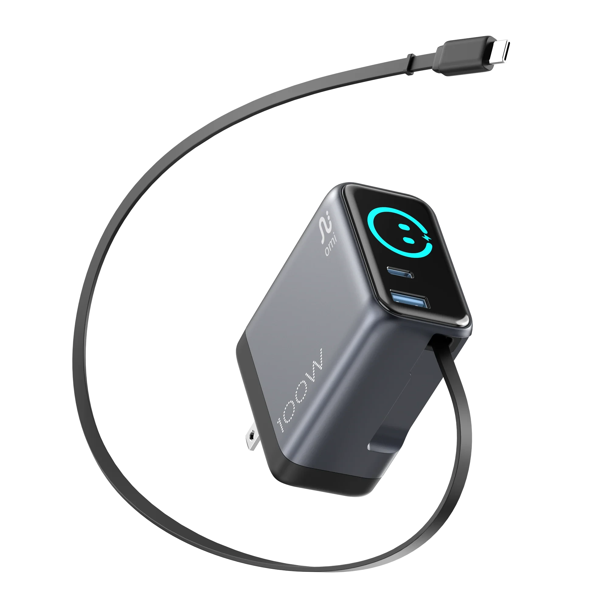 Taar OMI 100W GaN PD Fast Charger with Interactive Display