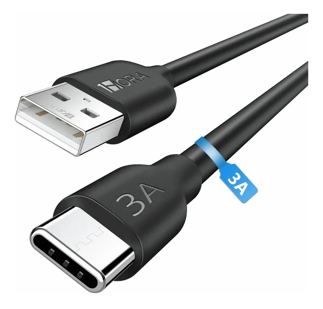 1Hora CAB251 PVC USB-A to USB Type-C 1m